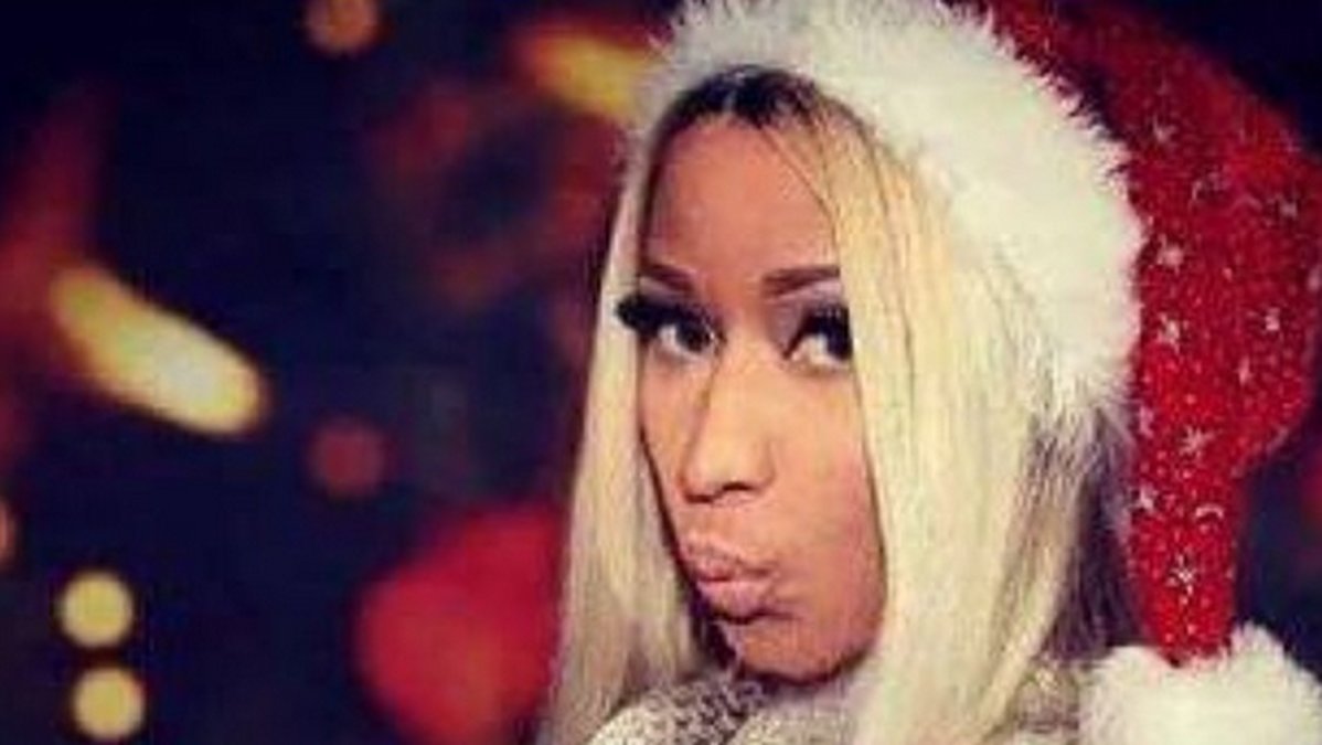 Vem vill inte ha en Nicki Minaj-tomte på julafton?
